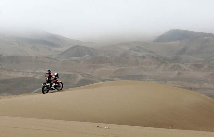 Молния угодила в словацкого мотогонщика во время ралли «Дакар»