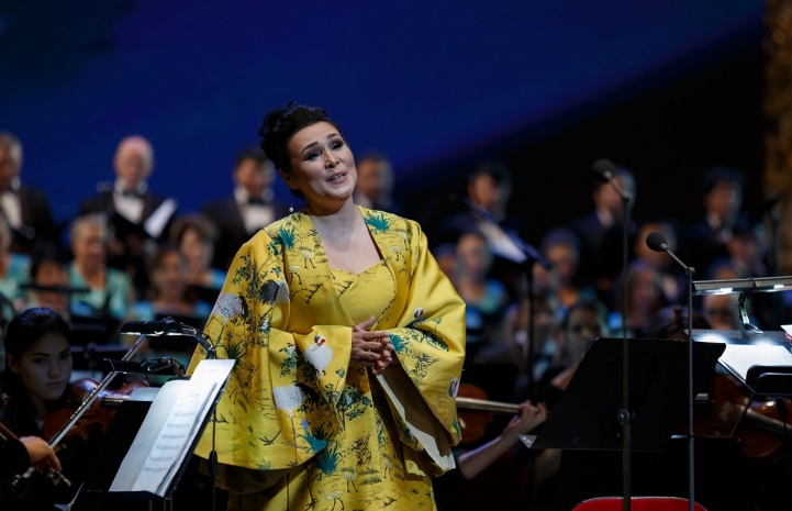 Онлайн-концерт провела ведущая солистка «Астана Опера»