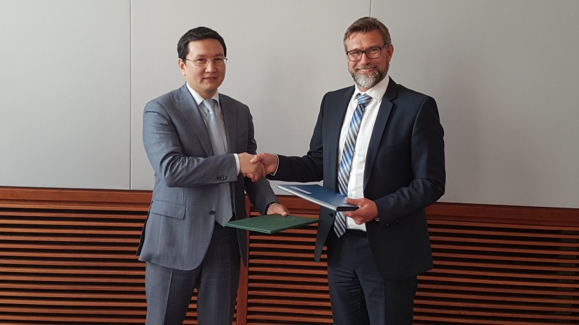 Соглашение на один миллиард евро заключили «Байтерек» и «Ойлер Гермес»