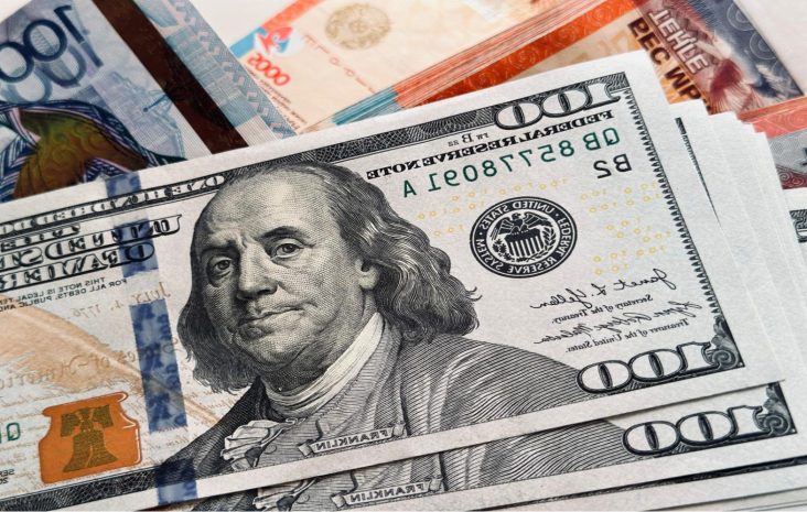 Доллар бағамы Қазақстанда төмендеуді жалғастыруда