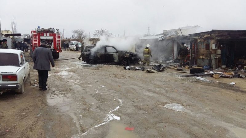 В Актау мужчина пострадал при пожаре