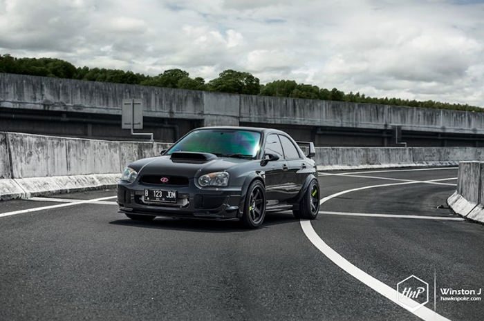 Идеально настроенный Subaru Impreza WRX из Индонезии