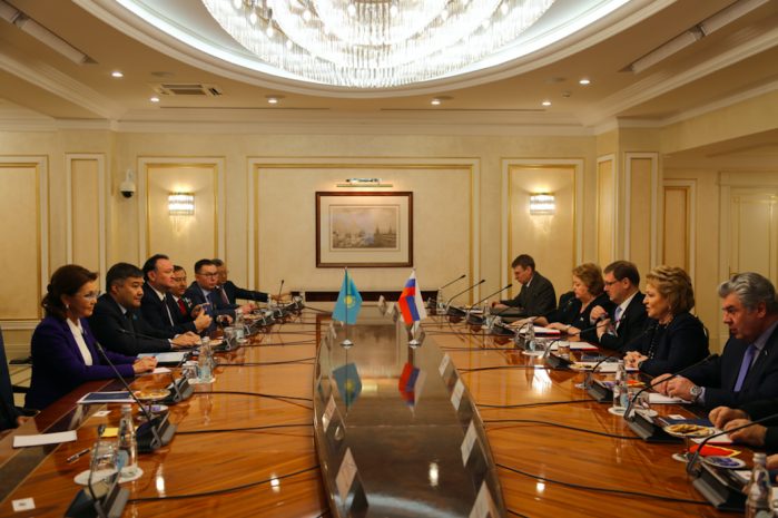 Дарига Назарбаева на встрече с Матвиенко предложила создать телевидение ЕАЭС