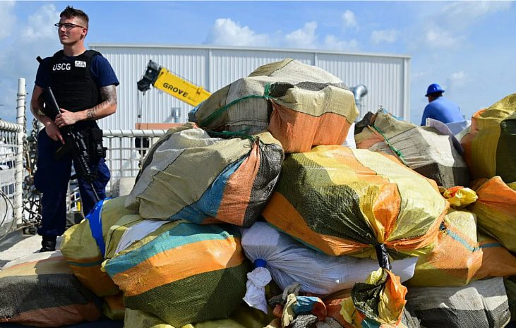 6,4 тонны кокаина обнаружила береговая охрана в США