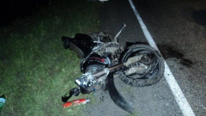 Пешеход сбил мотоциклиста. Видео