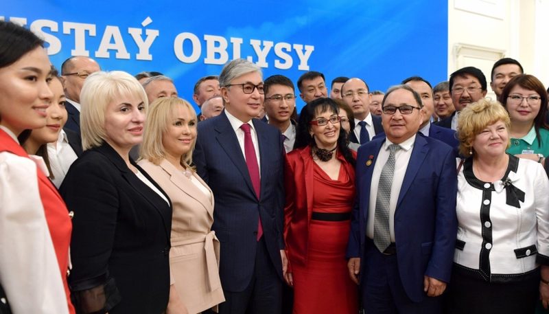 Токаев встретился с общественностью Мангистауской области