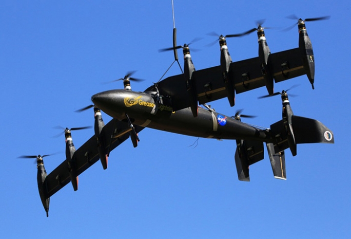 NASA опубликовало фотографию беспилотника с вертикальным взлетом