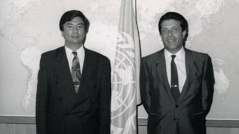 Акорда опубликовала архивное фото Токаева