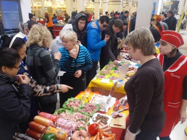 Карагандинцам устроили дегустацию местных товаров