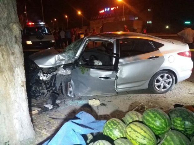 В Алматы на торговца арбузами наехал автомобиль