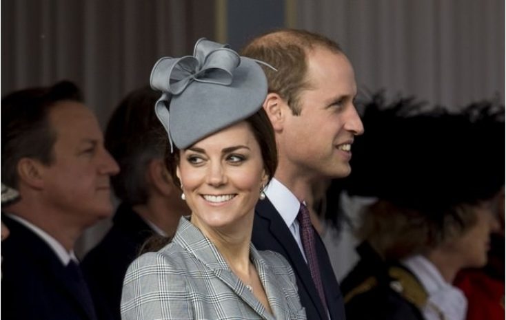 Беременная Кейт Миддлтон впервые вышла в свет