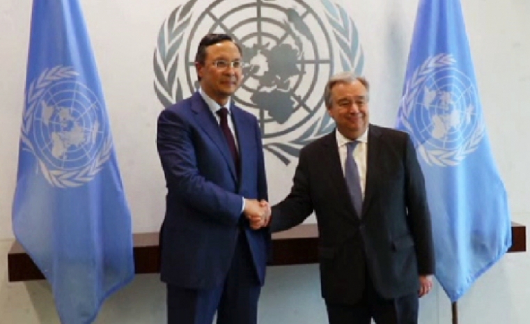 Министр иностранных дел РК встретился с госсекретарем США