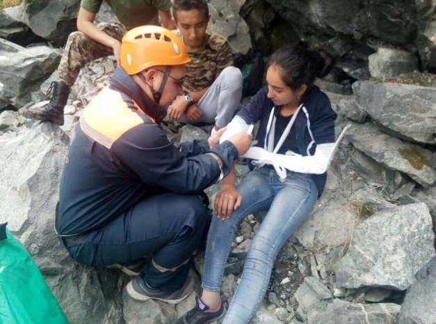 В алматинском ущелье Алмарасан спасены подростки