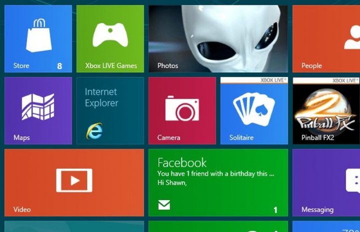 Windows 8 лишится «живых плиток»