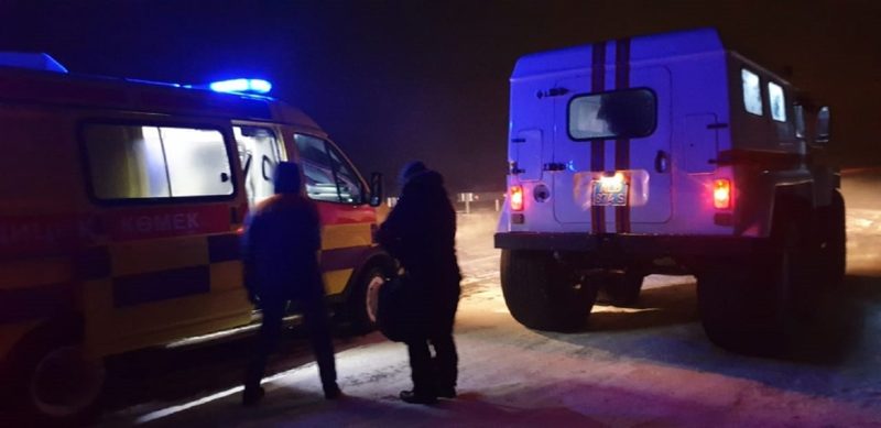 Попавшую в буран роженицу спасли в Павлодарской области