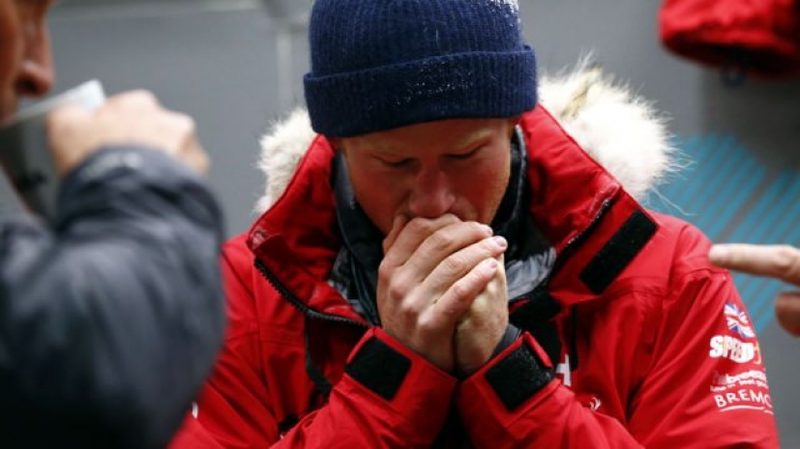 Принц Гарри замерзает на Южном полюсе