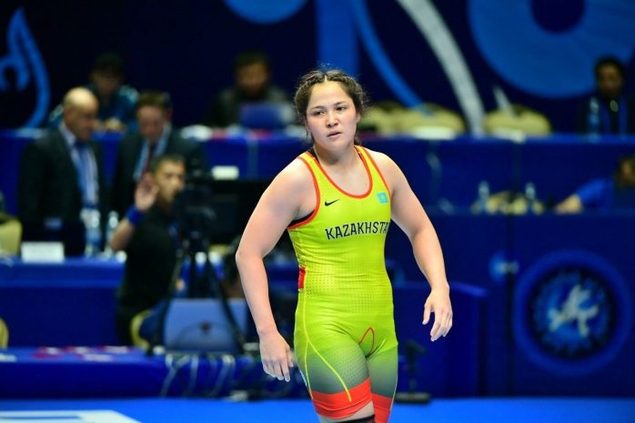 Жамила Бакбергенова стала чемпионкой Азии по женской борьбе