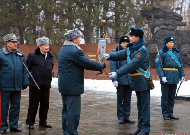 В Алматы приняли эстафету «Честь победе»