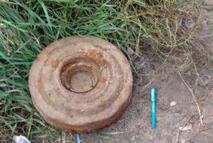 На берегу Бухтармы нашли мину