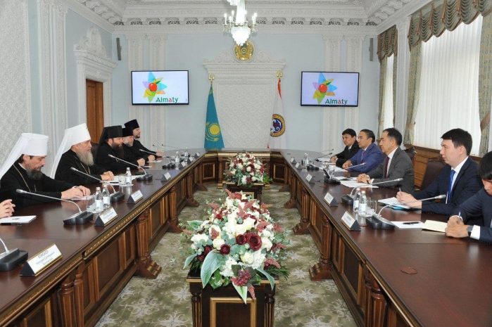 Алматинцы живут в мире и согласии – Сагинтаев митрополиту Александру