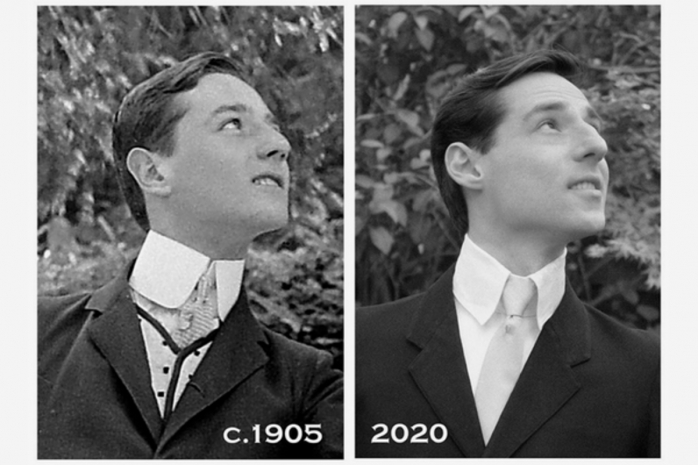 Любитель старины обнаружил своего двойника на фото столетней давности