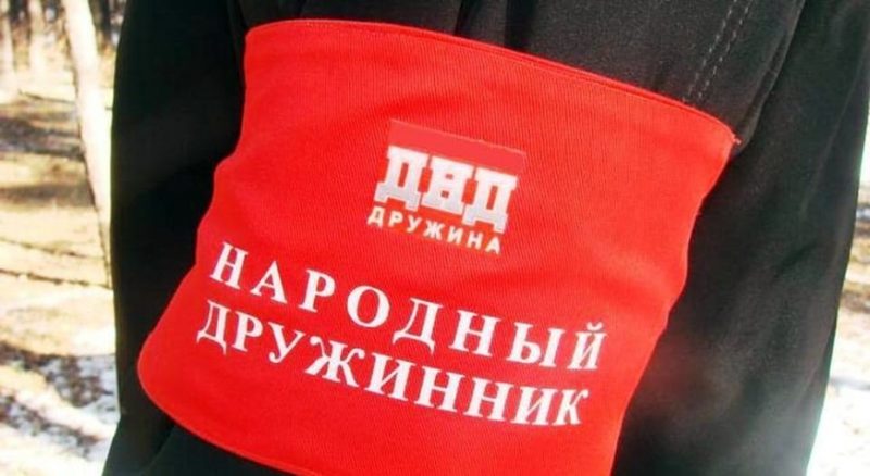 Дружинники патрулируют улицы Караганды