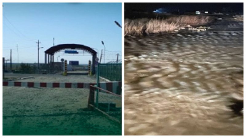 Пограничный пункт закрыт из-за паводков в Костанайской области