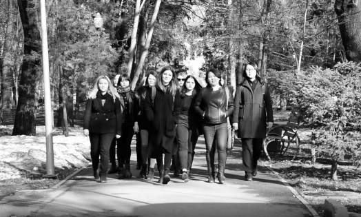 Феминистки Алматы провели видеоакцию