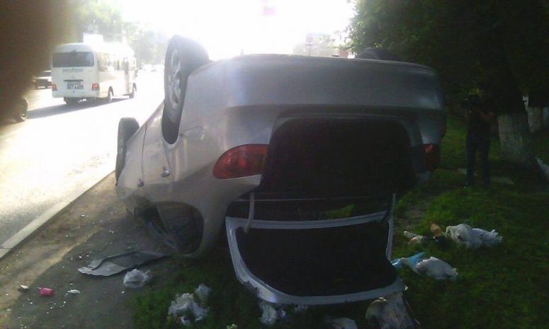 «Перевертыш» на автобусной полосе