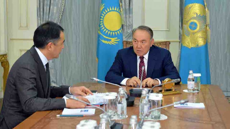 Назарбаев принял Сагинтаева в Акорде