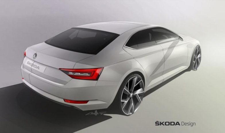 Новая Skoda Superb: внешность раскрыта