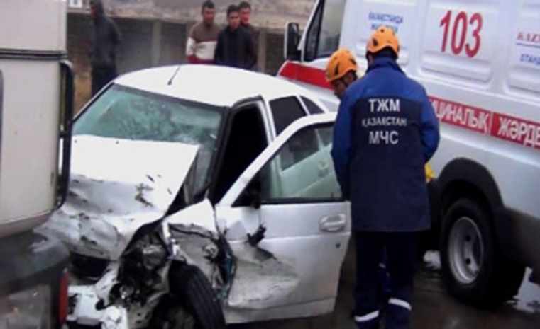 Человек пострадал в ДТП в Шымкенте
