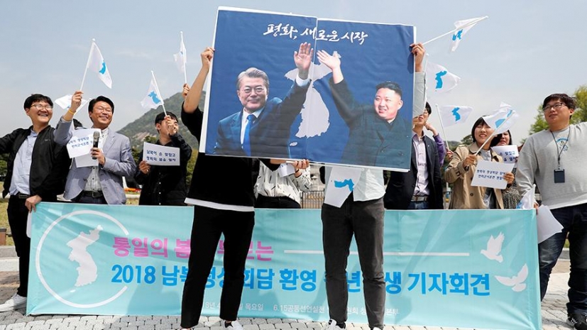 Проведена генеральная репетиция встречи глав Южной и Северной Кореи