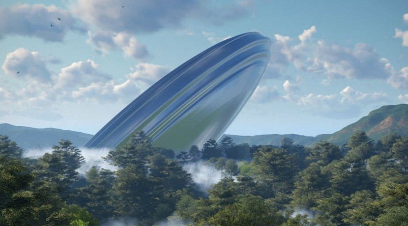 Во Французских Альпах молнией сбит НЛО. ВИДЕО