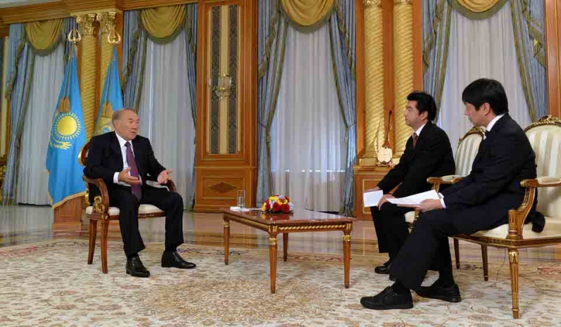 Назарбаев дал интервью японским СМИ
