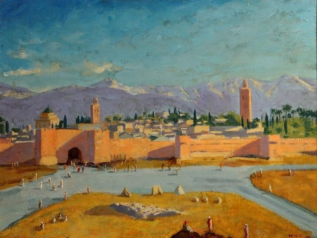 Анжелина Джоли продала картину Уинстона Черчилля за рекордную сумму