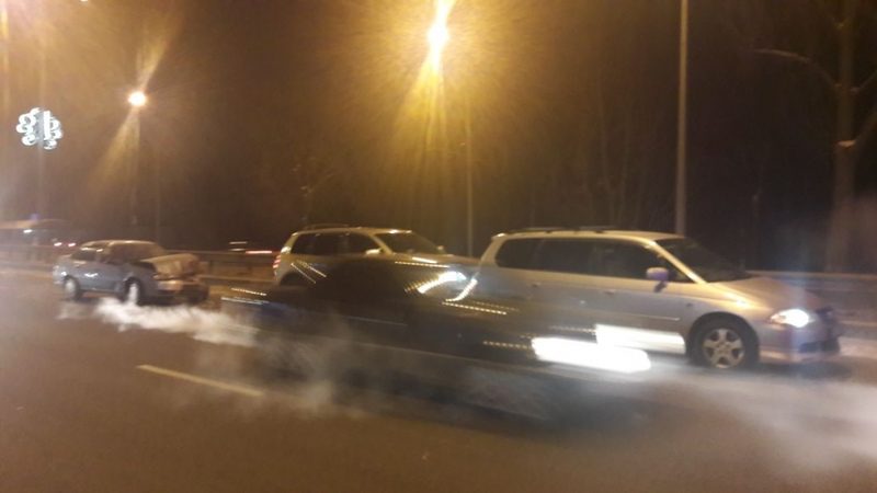 Собака стала причиной аварии в Алматы