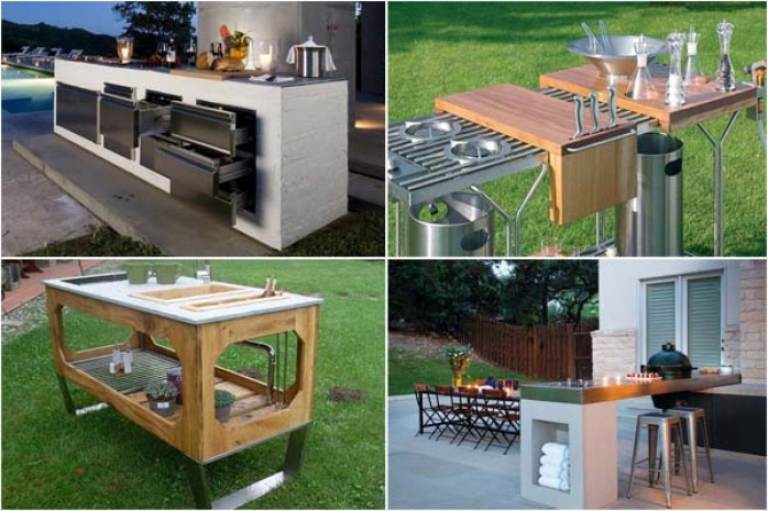 Готовим на свежем воздухе: современные кухни для сада