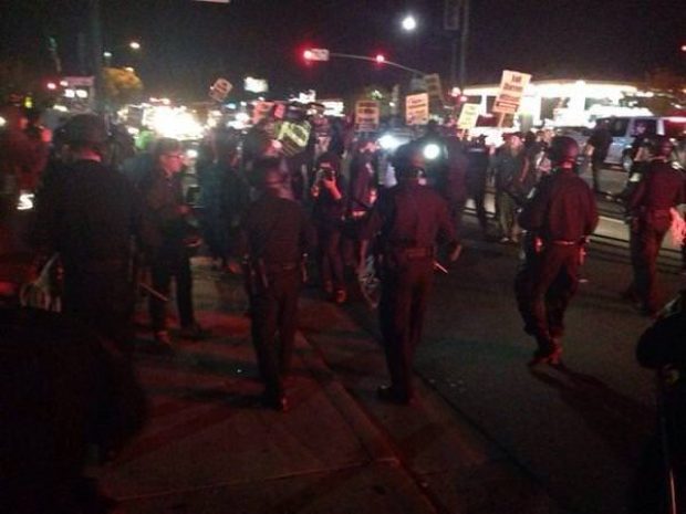 Фергюсон: за вторую ночь протестов задержано более 40 человек