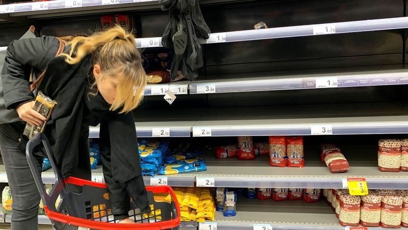 Мародерство из-за коронавируса началось в Лондоне