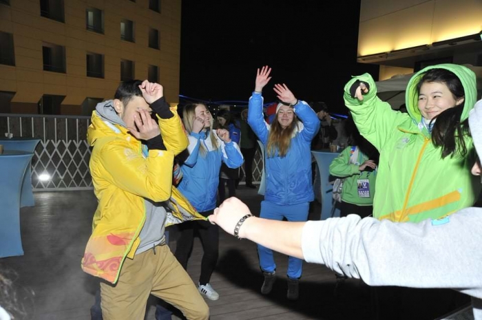 В Алматы прошла дискотека для участников Универсиады