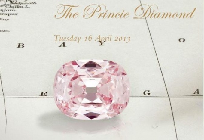 Розовый бриллиант Princie продан с аукциона