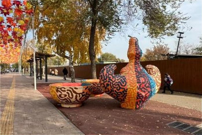 В Алматы завершено благоустройство двух пешеходных зон Жетысуского района