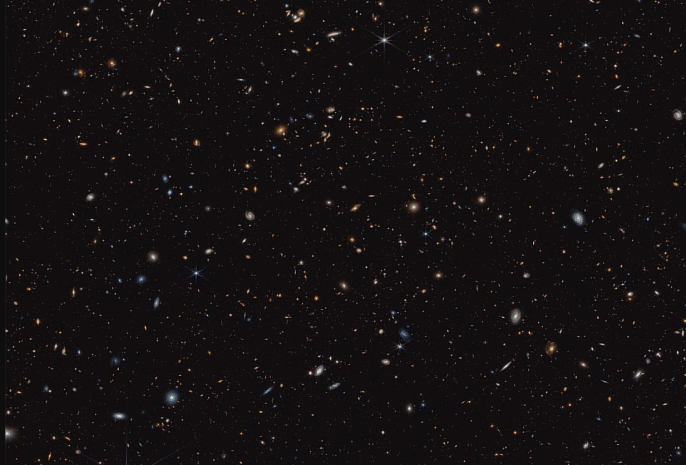 Более 45 тысяч галактик запечатлел телескоп «Джеймс Уэбб»