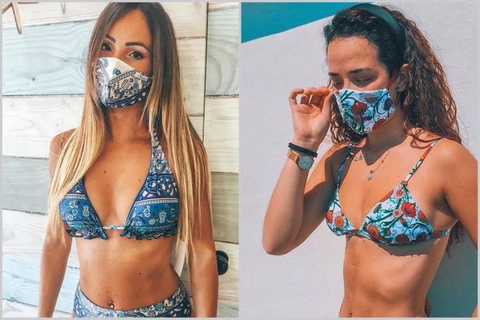 Итальянка создает купальники в стиле COVID-19