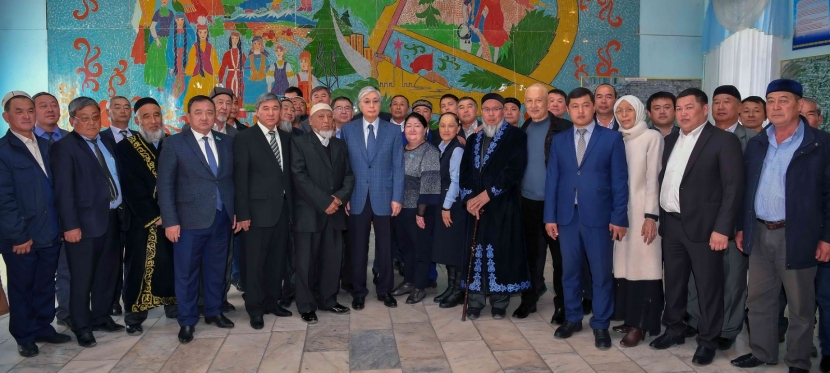 Касым-Жомарт Токаев встретился с дунганской диаспорой в Кордае