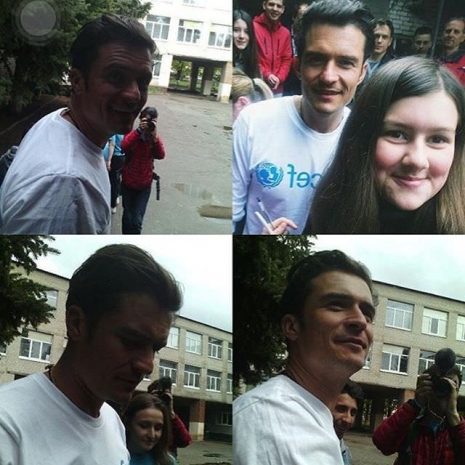 Орландо Блум посетил Донбасс