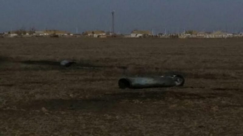 В ЗКО упала российская ракета. Фото