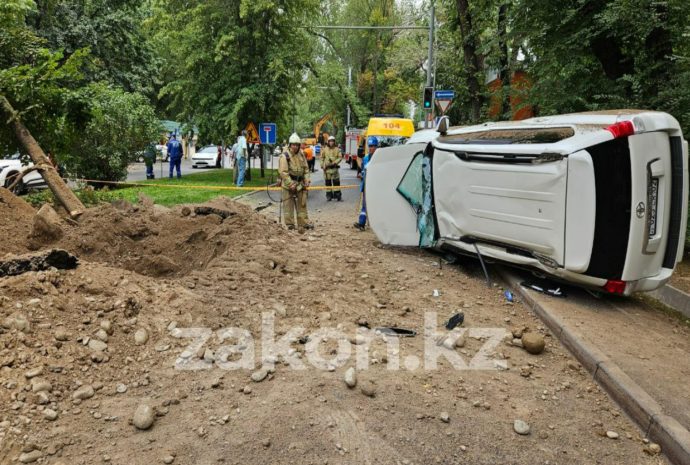 Подземный взрыв газа произошел в Алматы