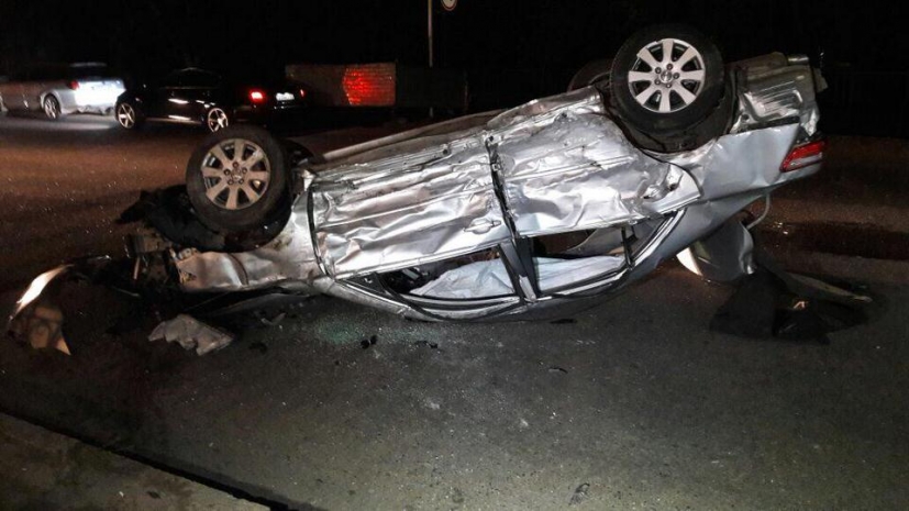 В Алматы водитель на Camry устроил ДТП